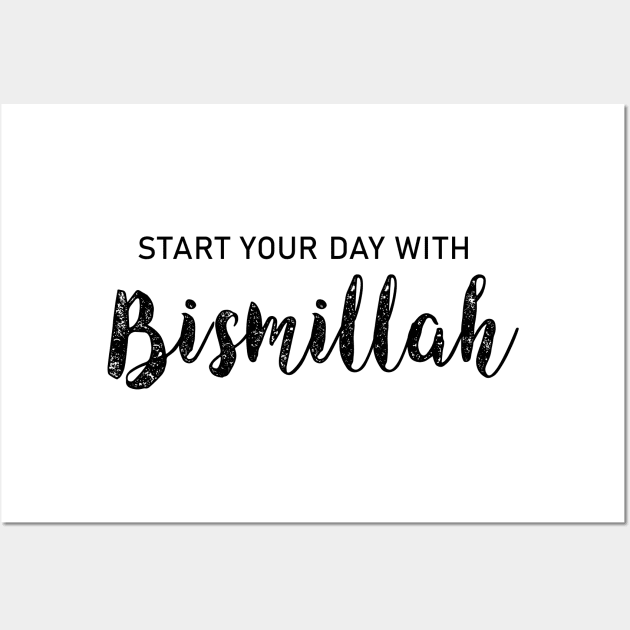 Bismillah Wall Art by Hason3Clothing